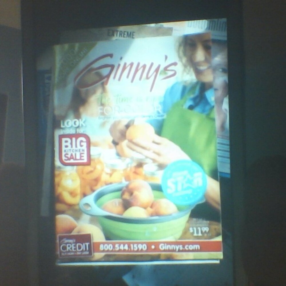 Ginny's Credit Magazine Ripe for Color, fruit budget ad, July 21 gs